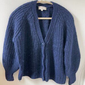 Sezane Basil Cardigan Navy